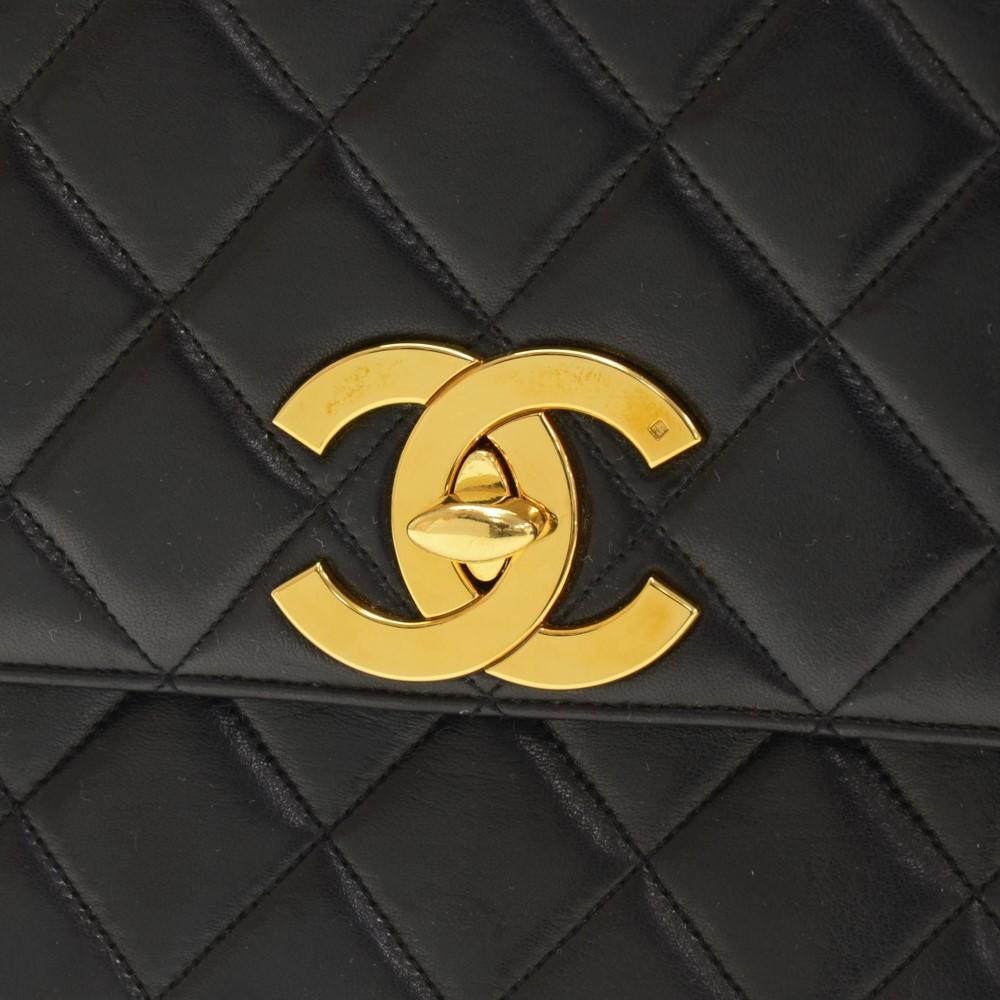 10" flap handbag