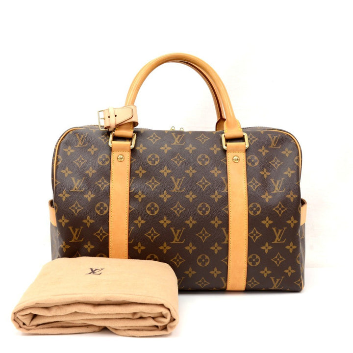 carryall monogram canvas travel bag