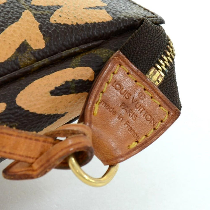 monogram canvas pochette accessoires evening bag - 2001 limited graffiti edition