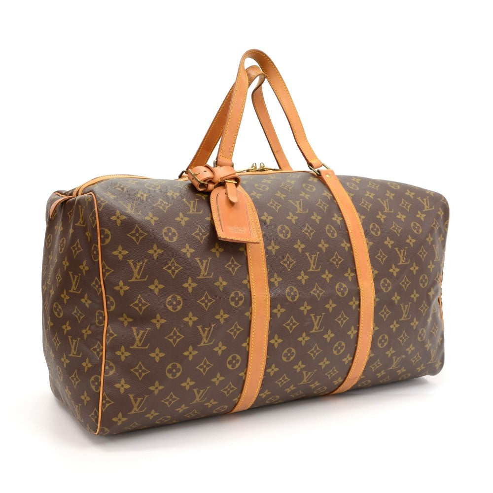 sac souple 55 monogram canvas travel bag