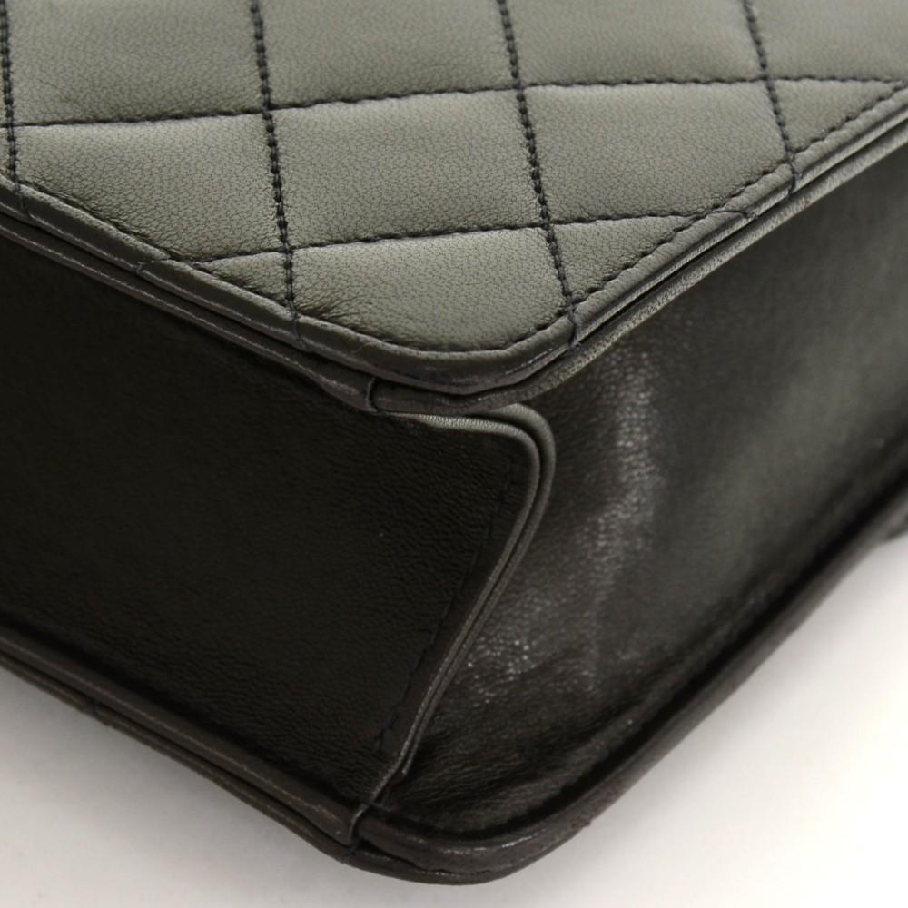 9" single flap shoulder bag