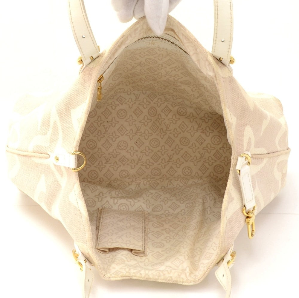 tahitienne cabas monogram canvas handbag - limited edition bag