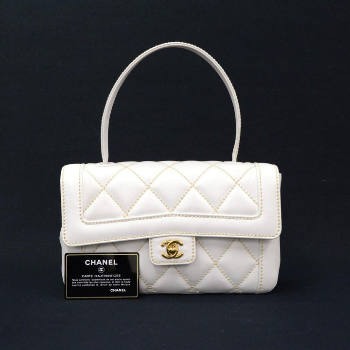 9" single flap handbag