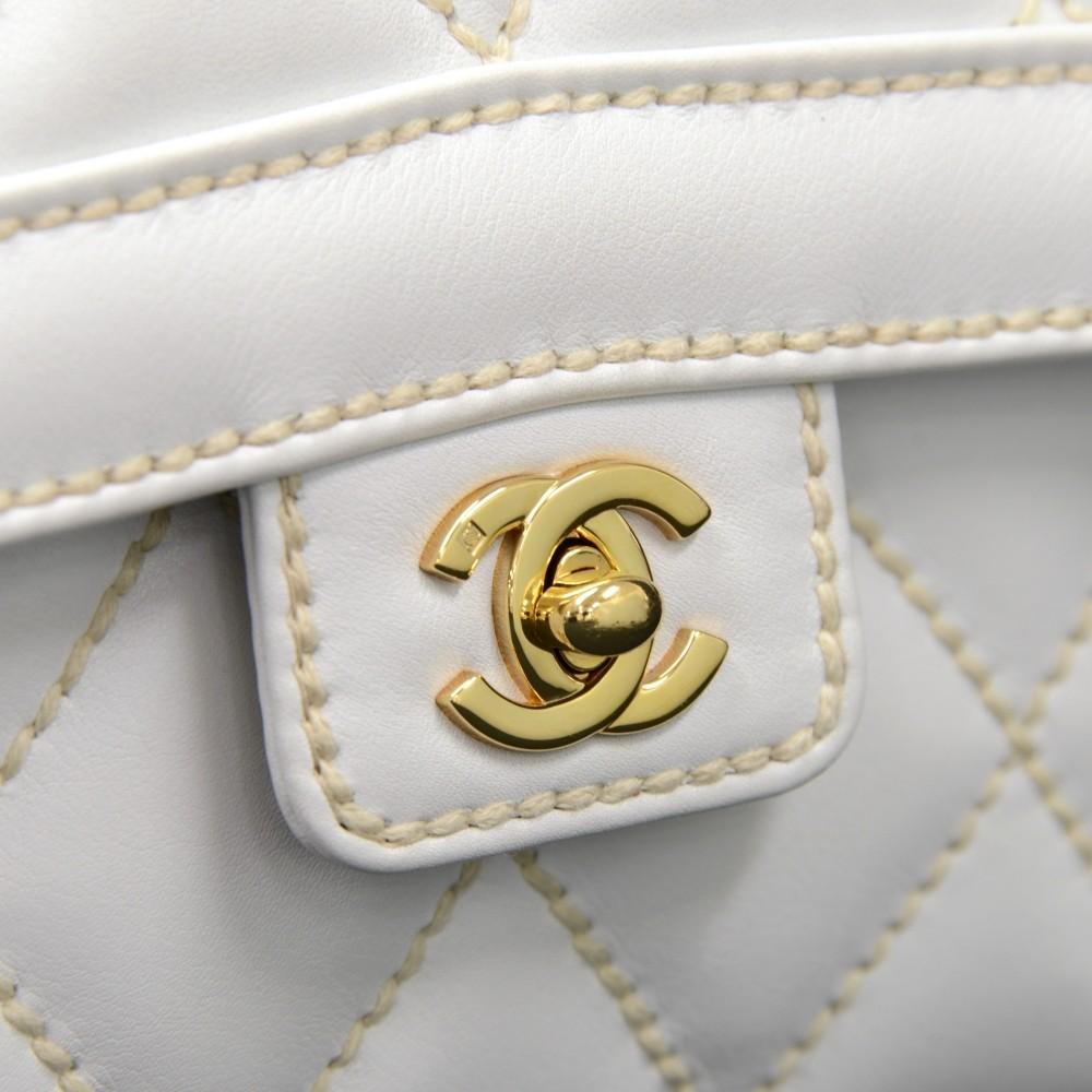 9" single flap handbag