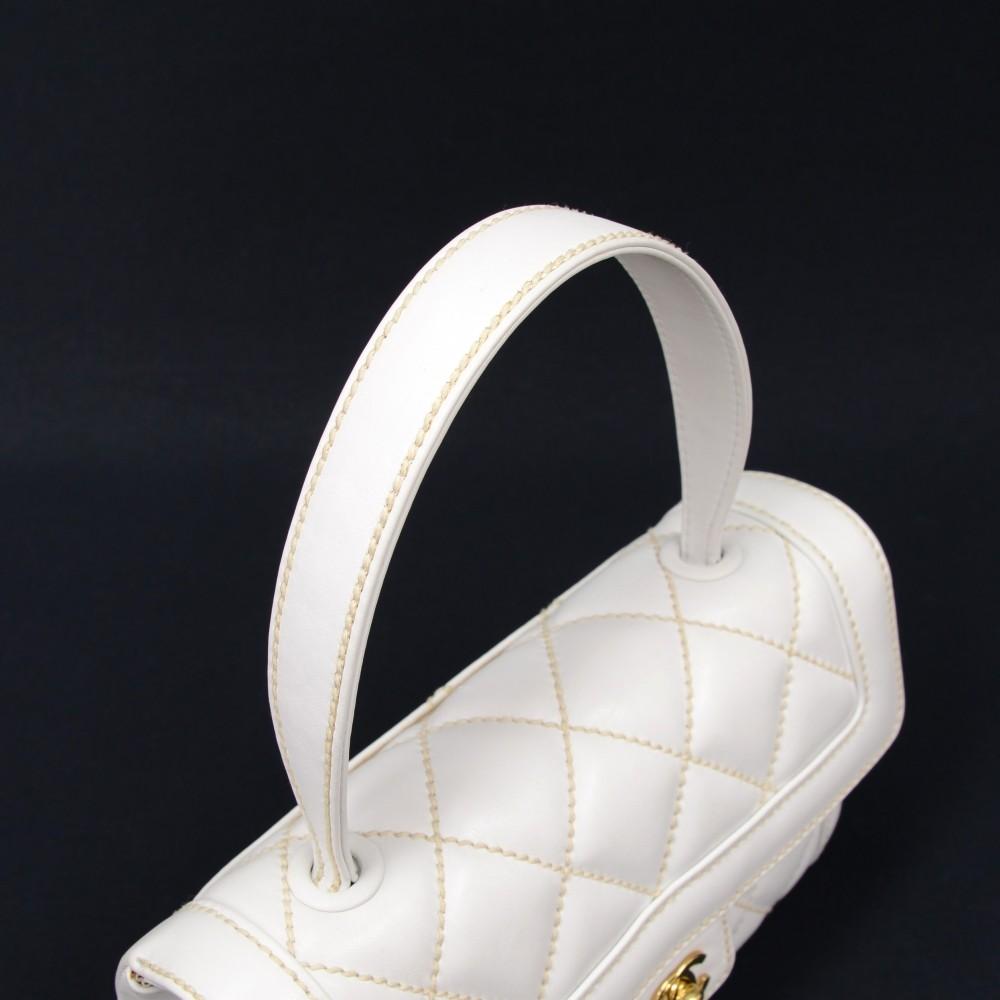 9" single flap handbag