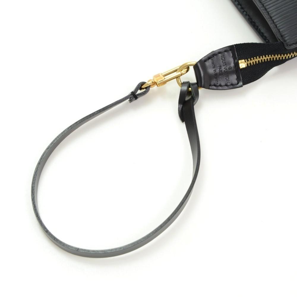 epi leather pochette accessoires evening bag