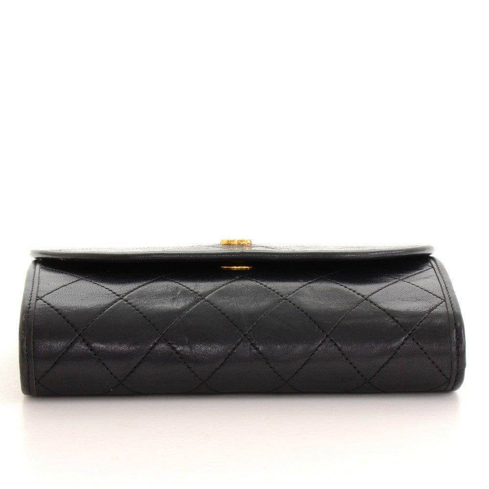 7" quilted lambskin leather shoulder bag