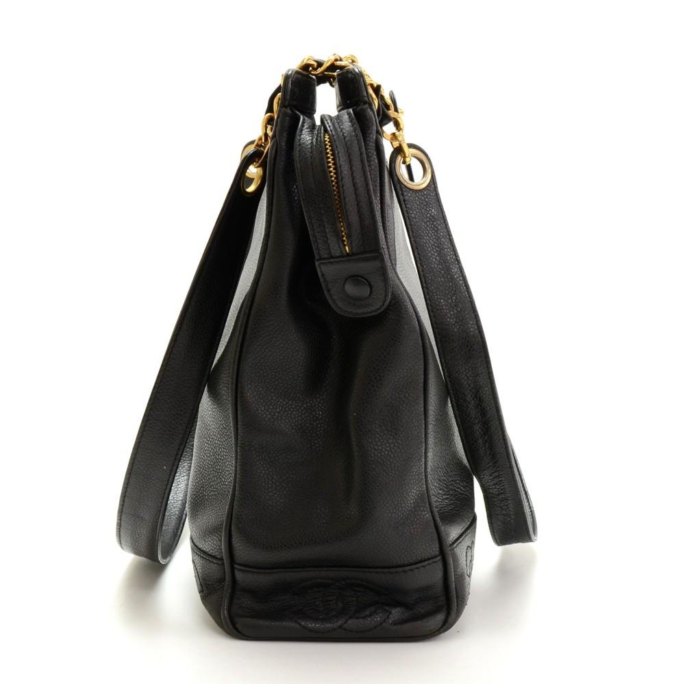 12" caviar shoulder bag
