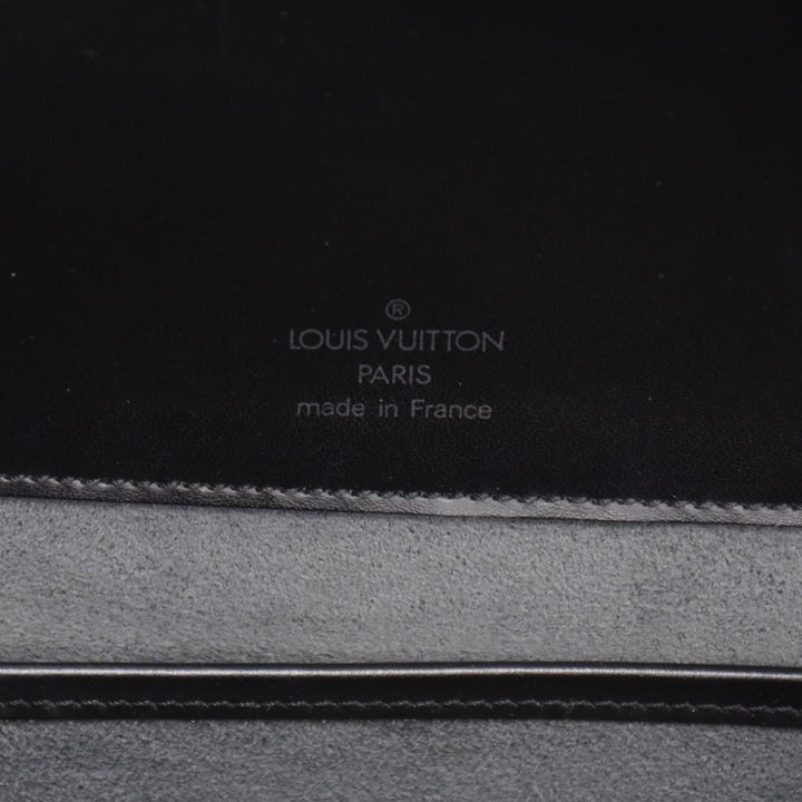 nocturne gm black epi leather bag