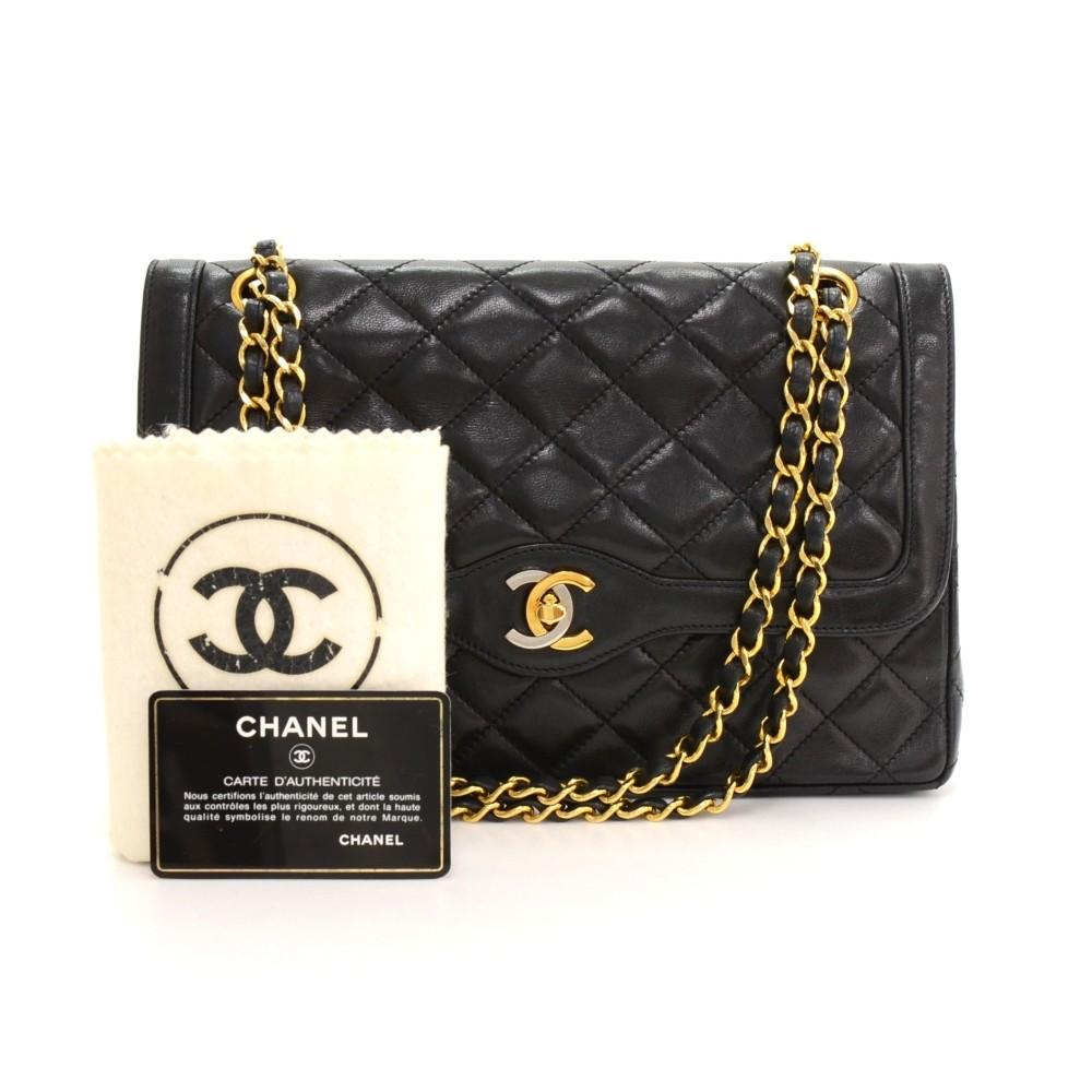 10" double flap shoulder bag - paris limited edition