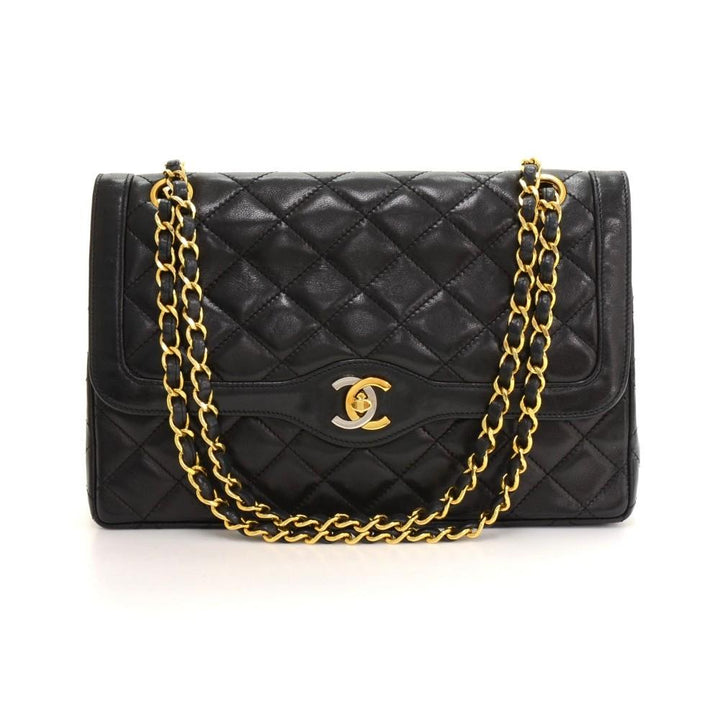 10" double flap shoulder bag - paris limited edition