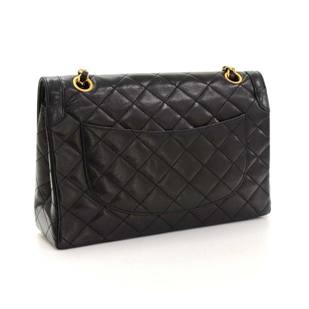 10" double flap shoulder bag - paris limited edition