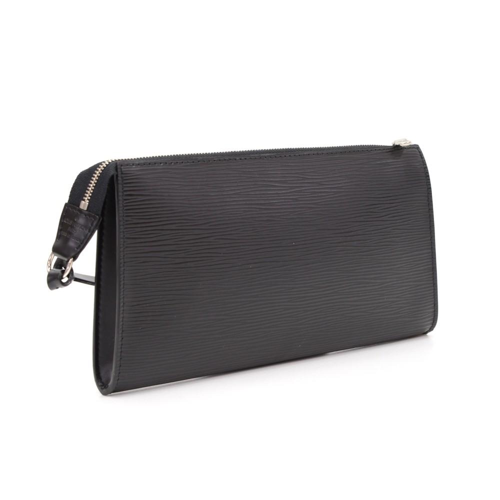 epi leather pochette accessoires evening bag