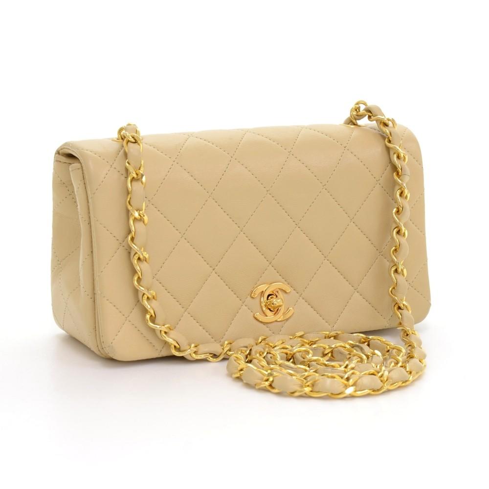 7.5" single flap shoulder bag