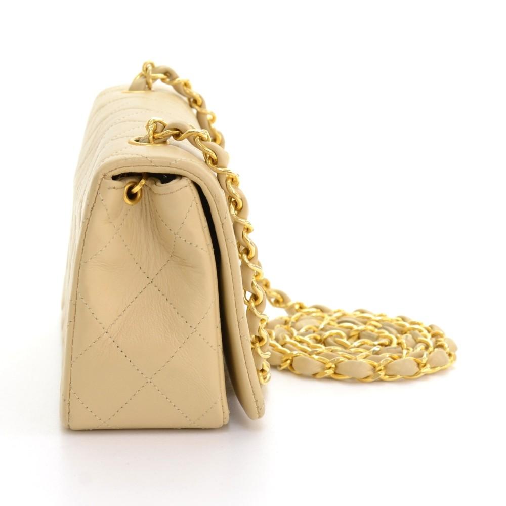7.5" single flap shoulder bag