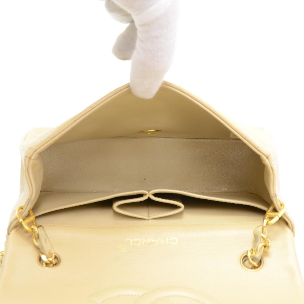 7.5" single flap shoulder bag