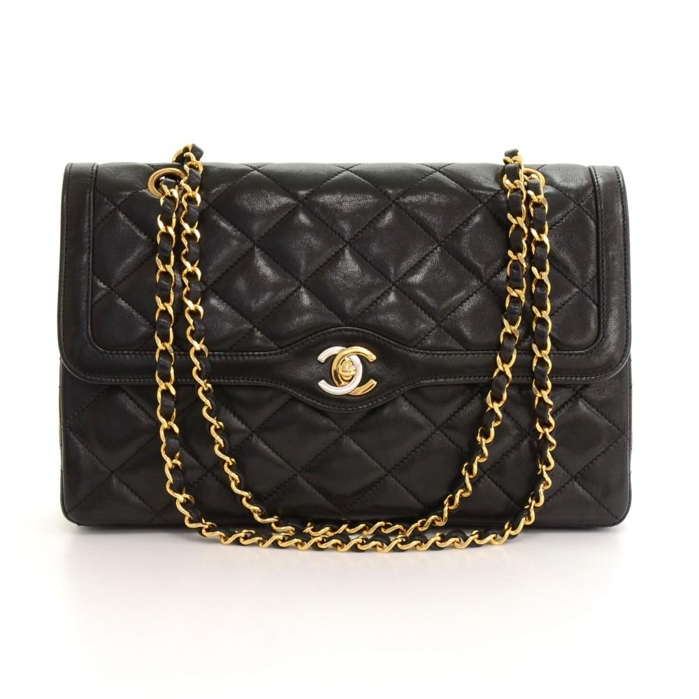 10" double flap shoulder bag - paris limited edition
