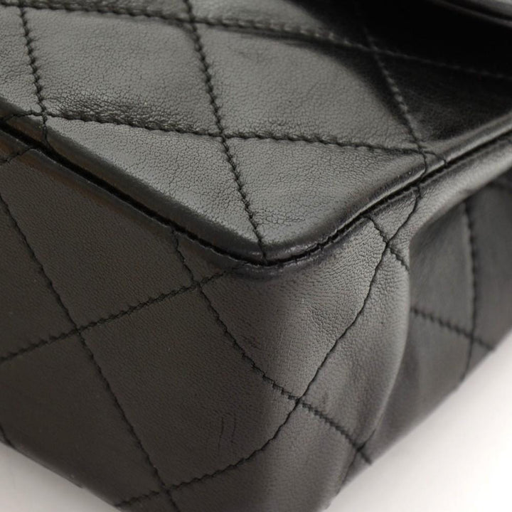 10" double flap shoulder bag - paris limited edition