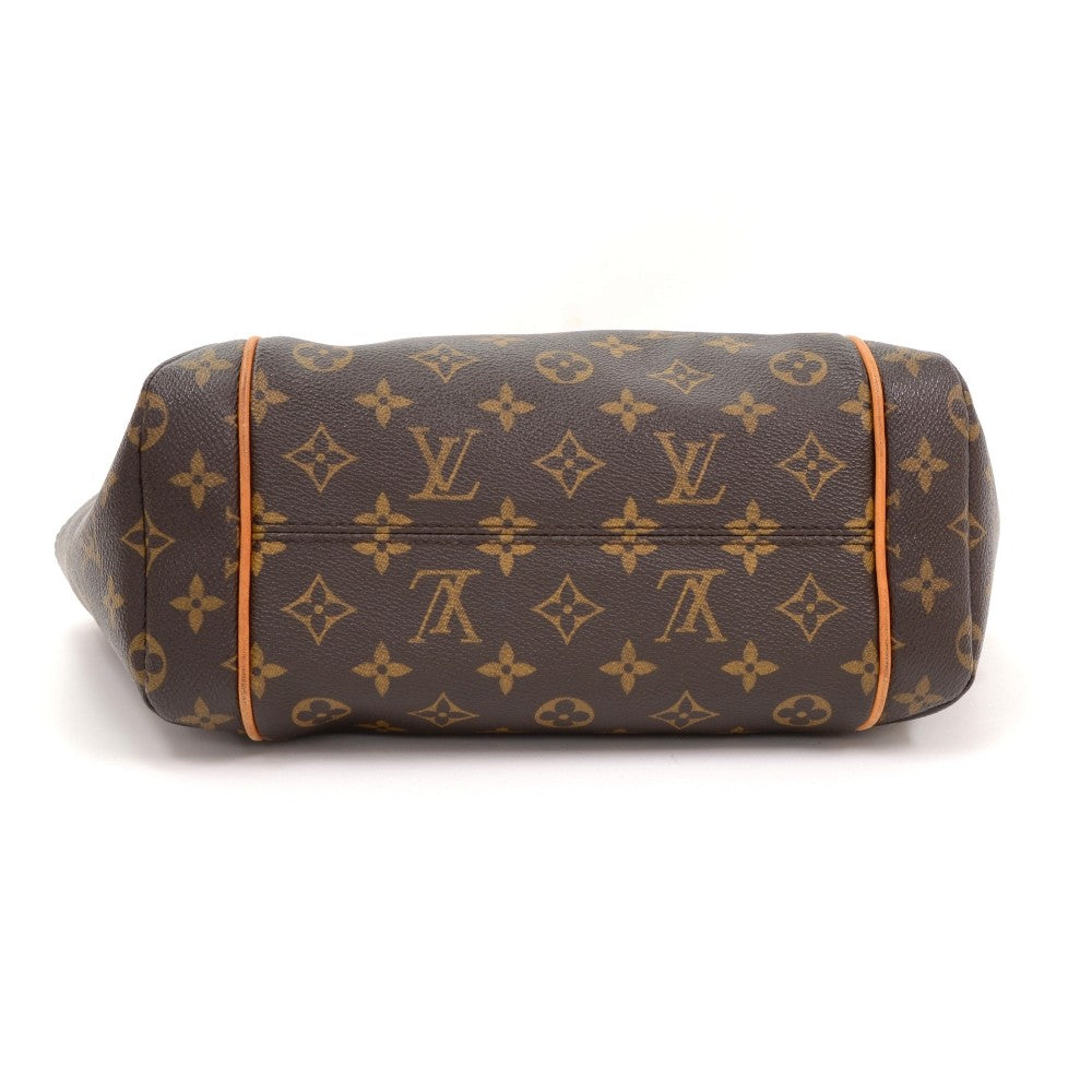 totally pm monogram canvas handbag
