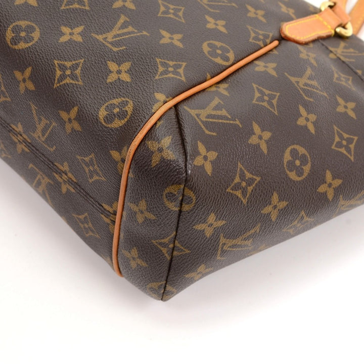 totally pm monogram canvas handbag