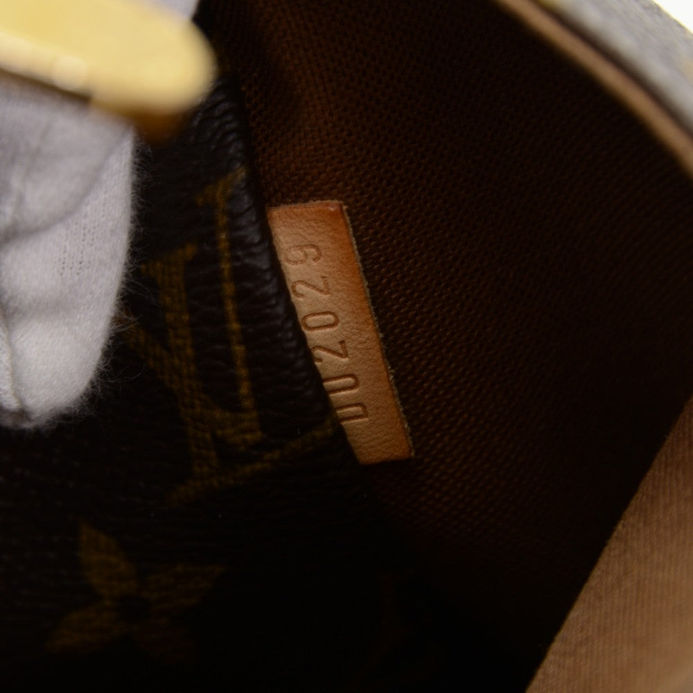 totally pm monogram canvas handbag