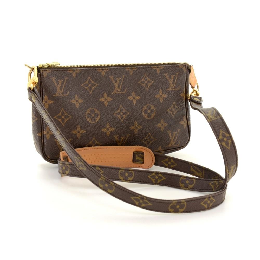 monogram canvas pochette accessoires evening bag