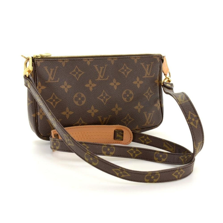 monogram canvas pochette accessoires evening bag