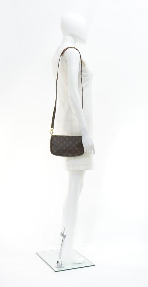 monogram canvas pochette accessoires evening bag