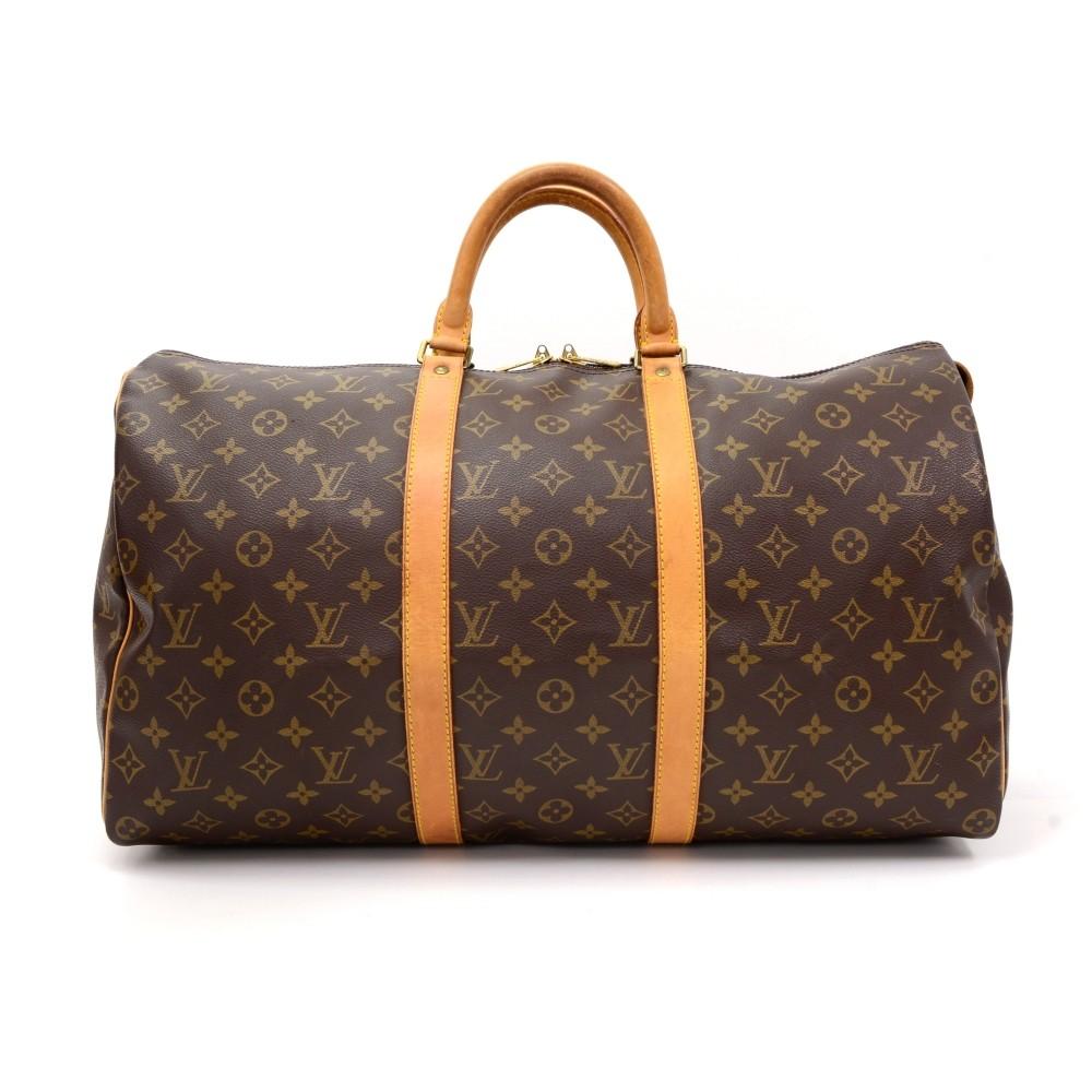 keepall 50 monogram canvas travel bag