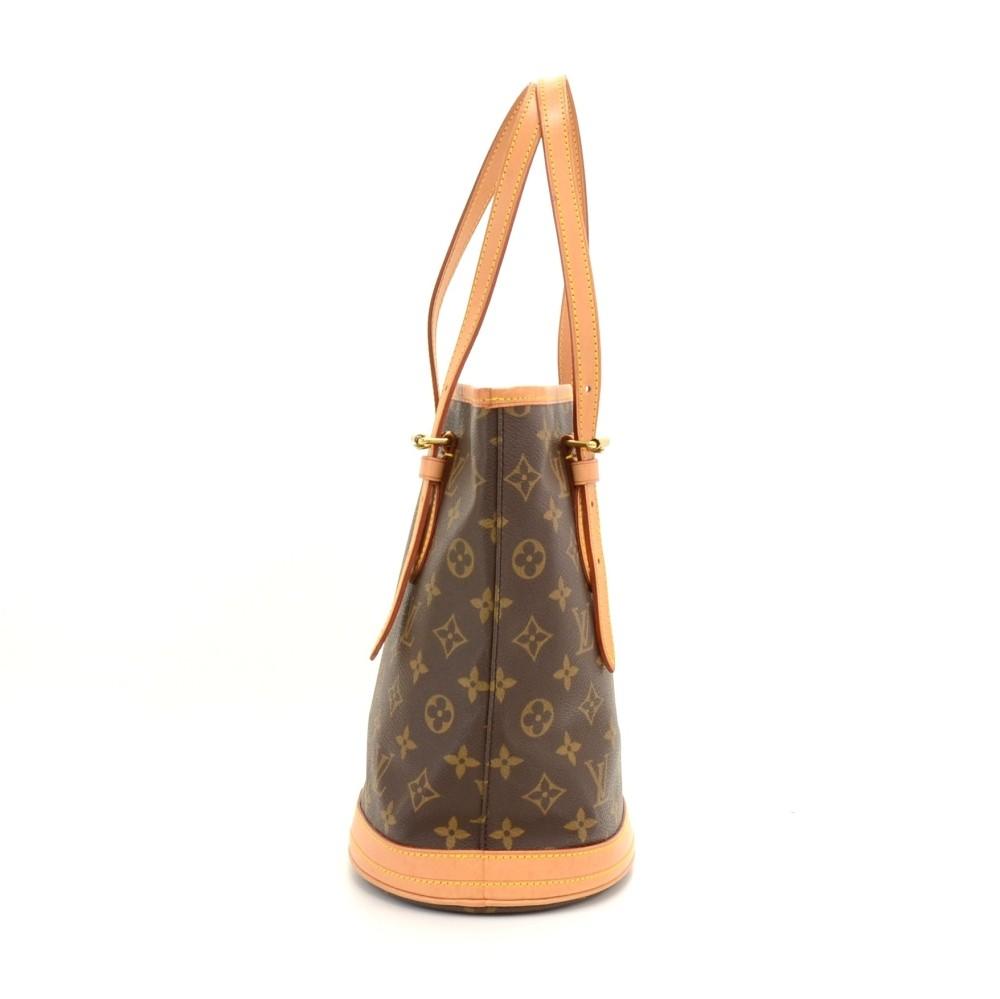 bucket pm monogram canvas shoulder bag