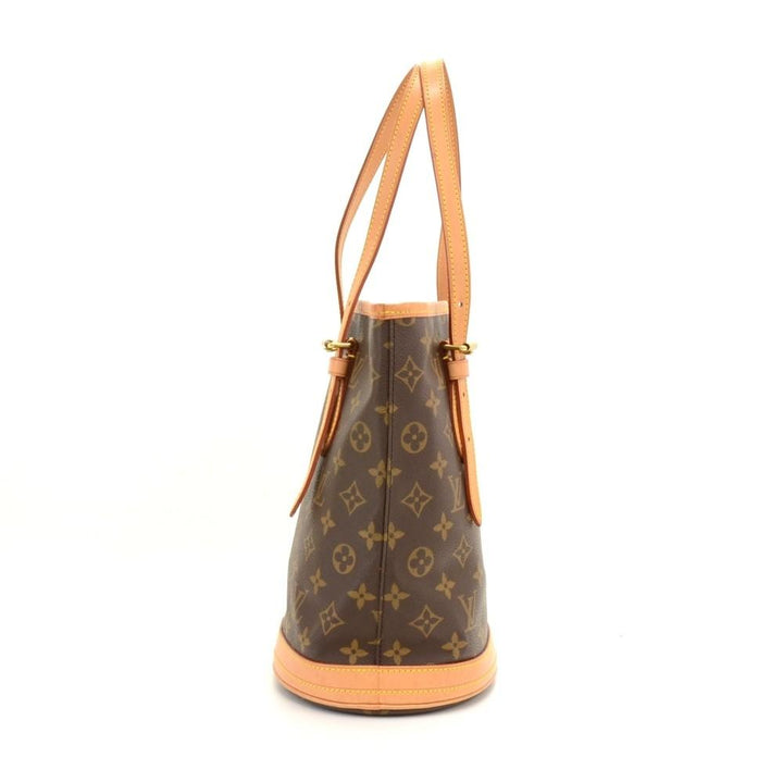 bucket pm monogram canvas shoulder bag