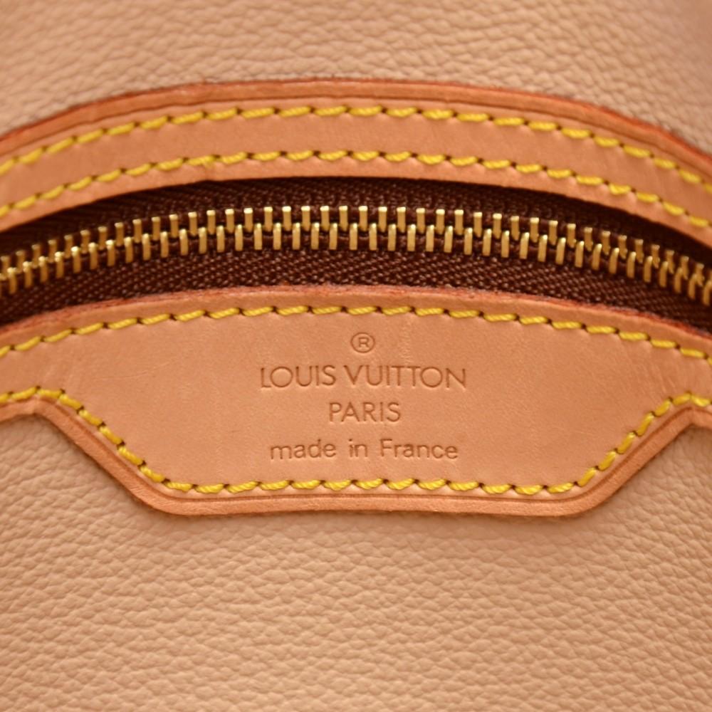 bucket pm monogram canvas shoulder bag