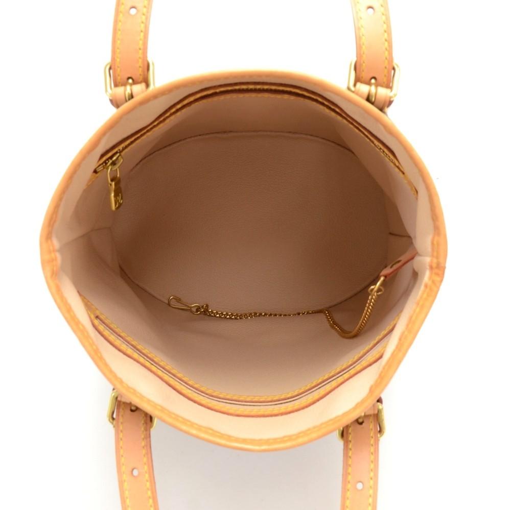 bucket pm monogram canvas shoulder bag
