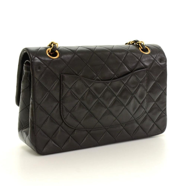 10" double flap shoulder bag