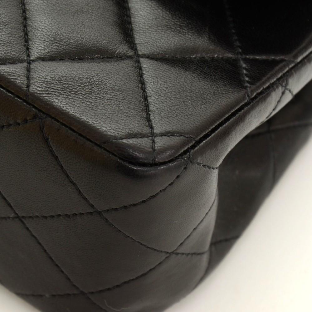 10" double flap shoulder bag