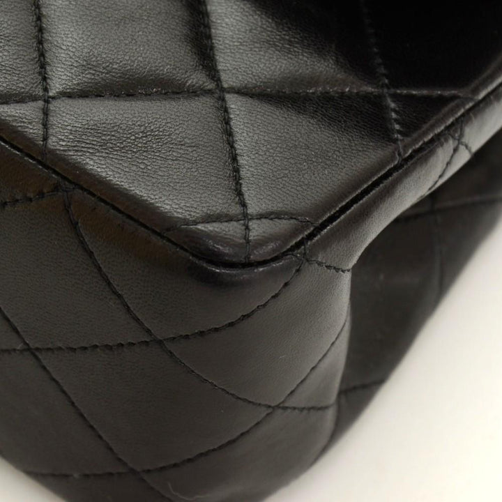 10" double flap shoulder bag