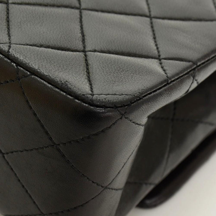 10" double flap shoulder bag