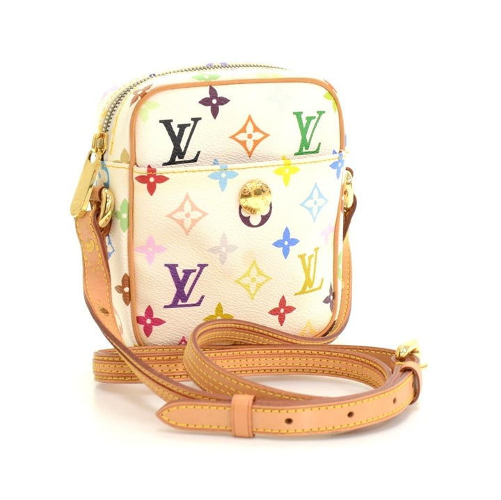 rift multicolore monogram canvas shoulder bag