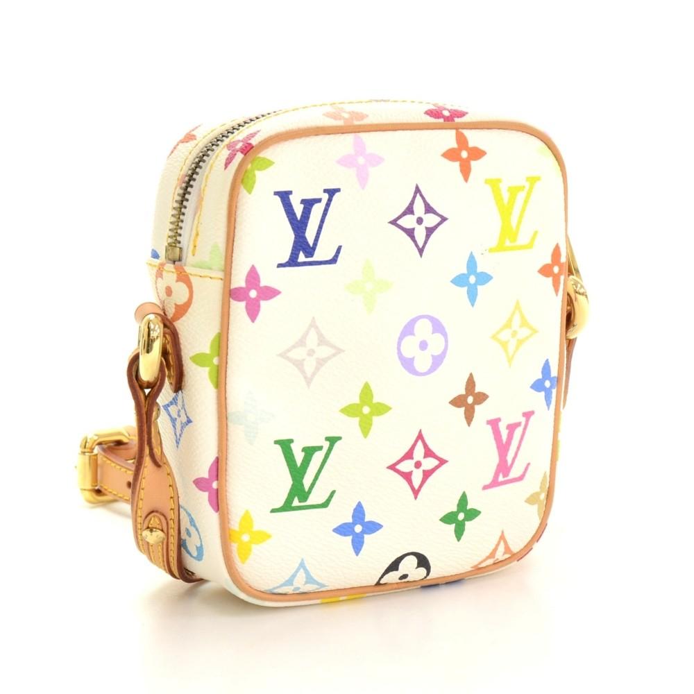 rift multicolore monogram canvas shoulder bag