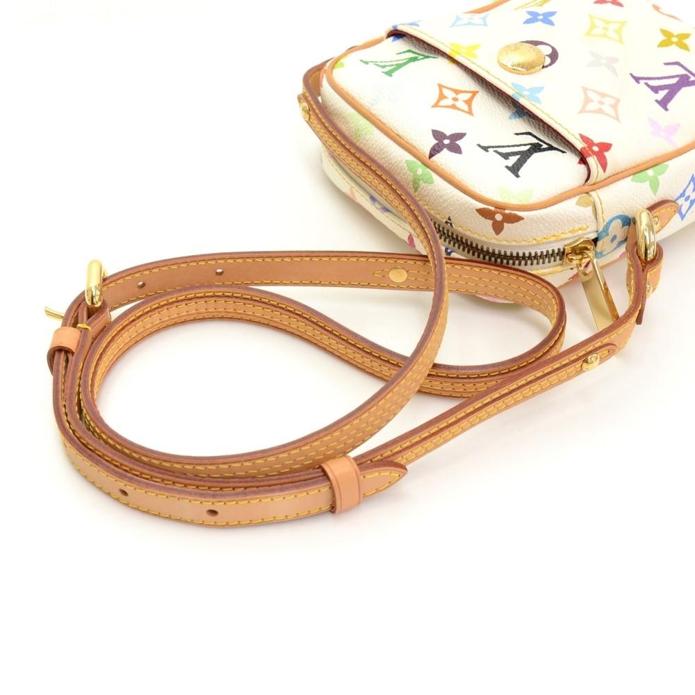 rift multicolore monogram canvas shoulder bag