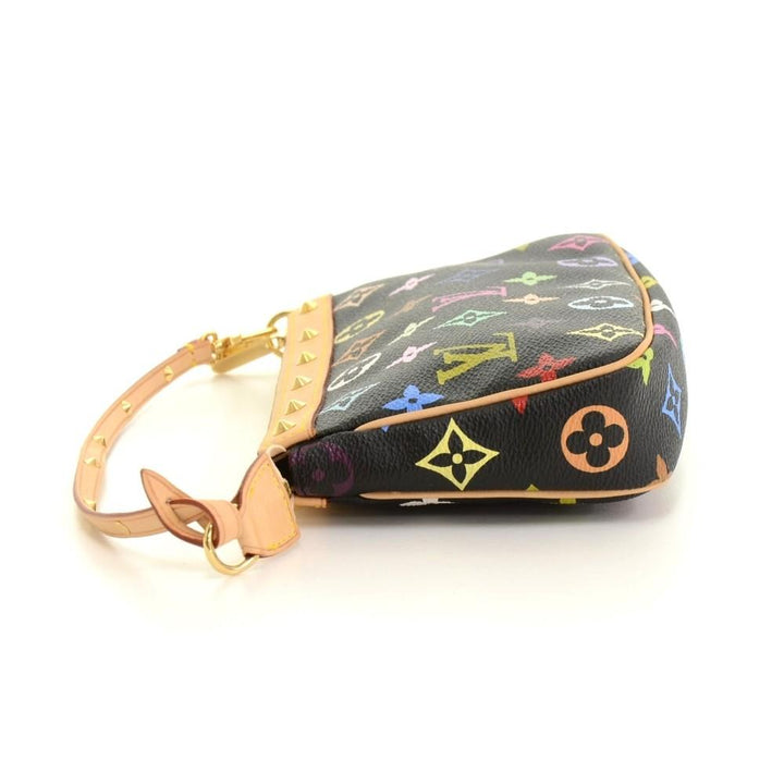 pochette accessoires multicoloured monogram canvas evening bag