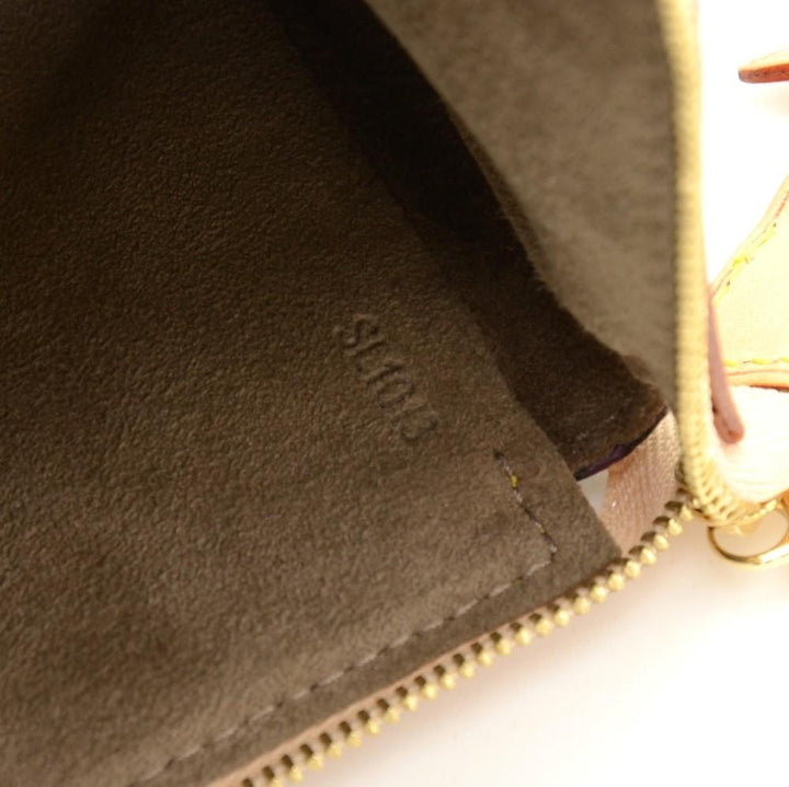 pochette accessoires multicoloured monogram canvas evening bag