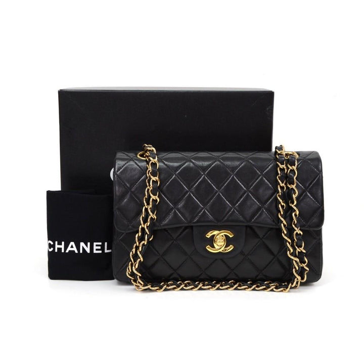 double flap shoulder bag