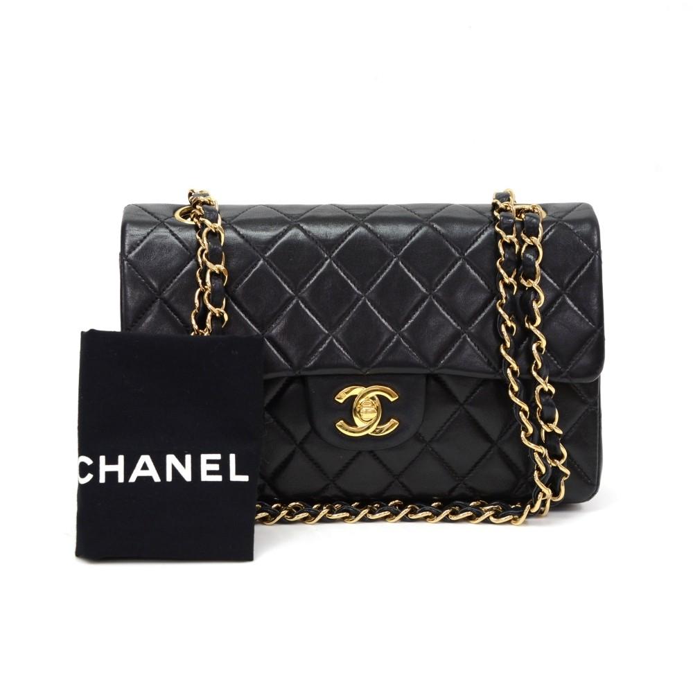 double flap shoulder bag