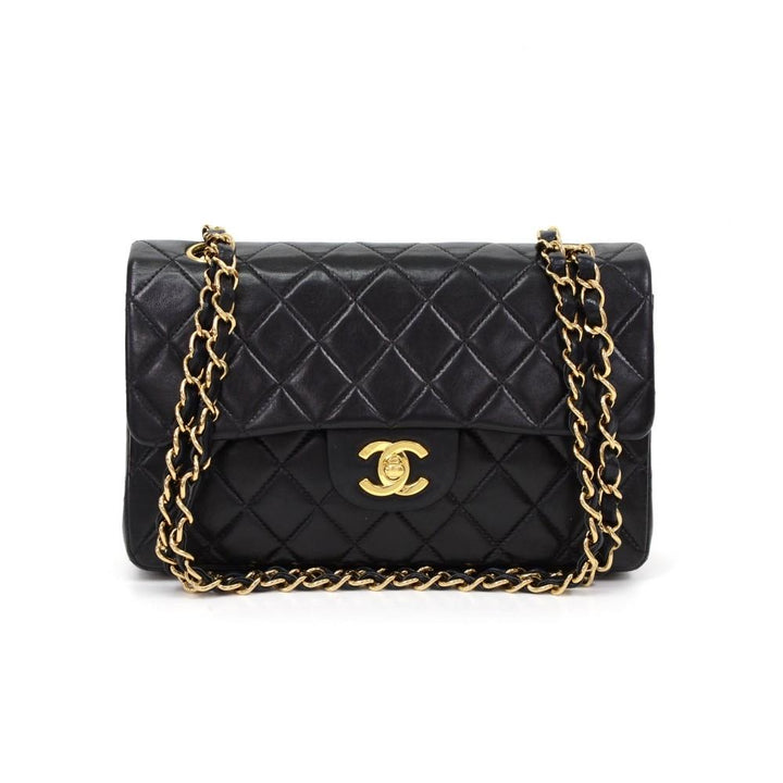double flap shoulder bag