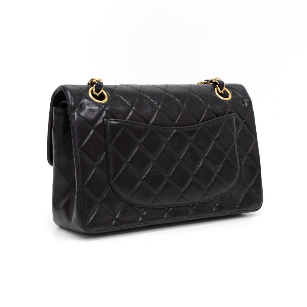 double flap shoulder bag
