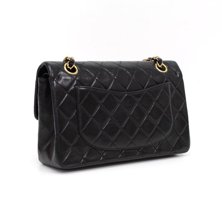 double flap shoulder bag