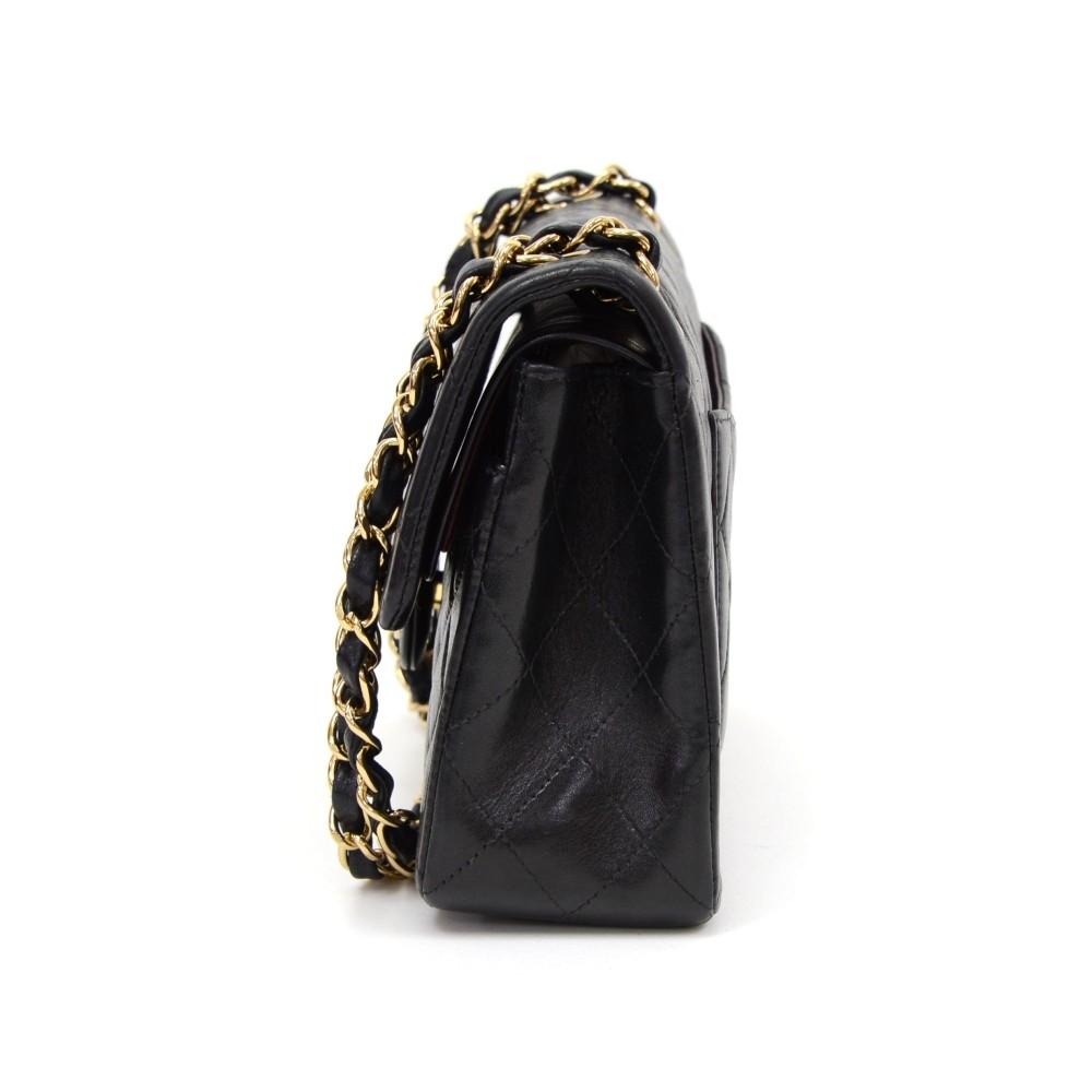 double flap shoulder bag