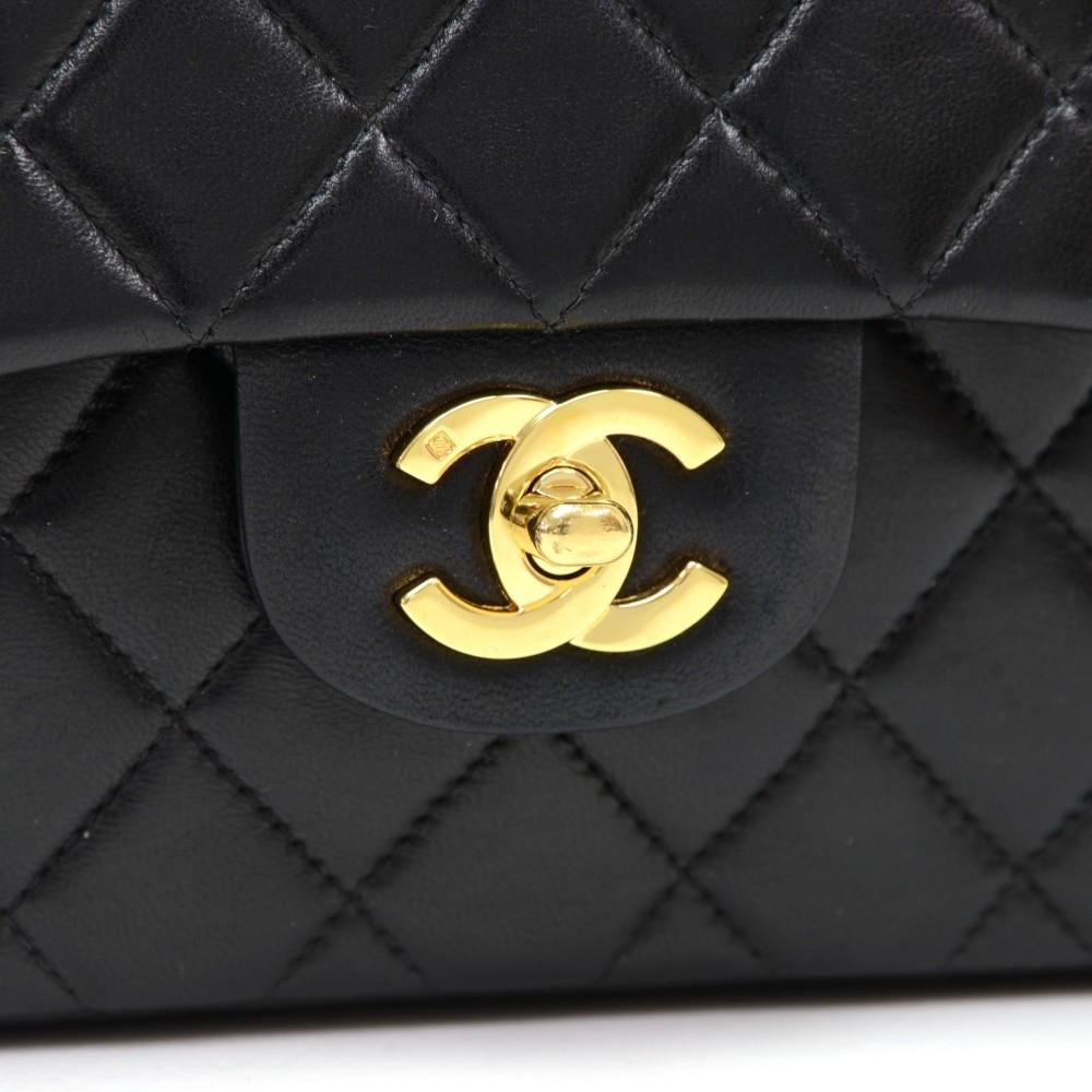 double flap shoulder bag