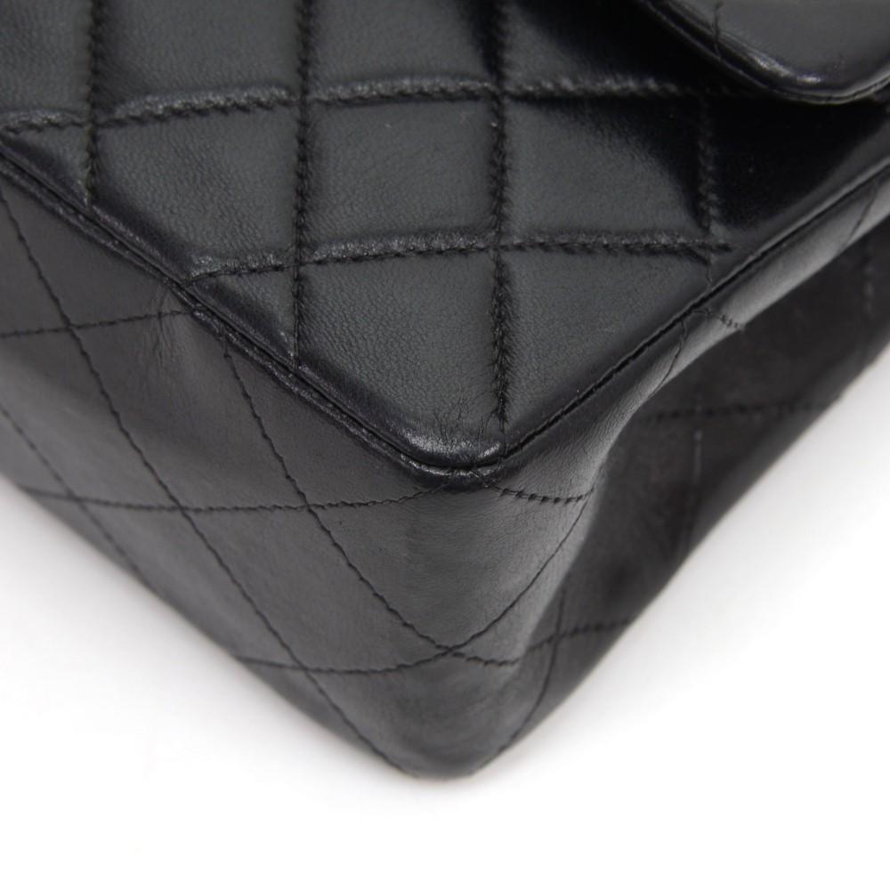 double flap shoulder bag